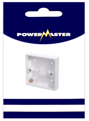 Powermaster 16mm Pattress Box 1 Gang