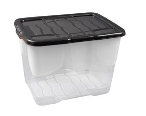 10L CURVE STORAGE BOX WITH LID