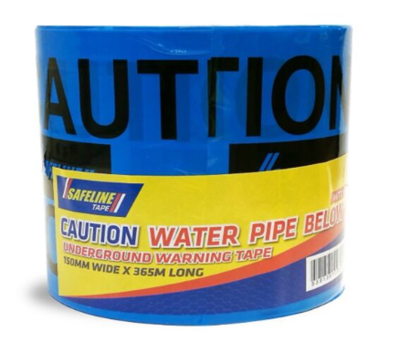 WATER CAUTION TAPE BLUE