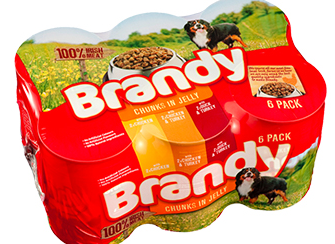 Brandy Chunks in Jelly 6pk x 395g