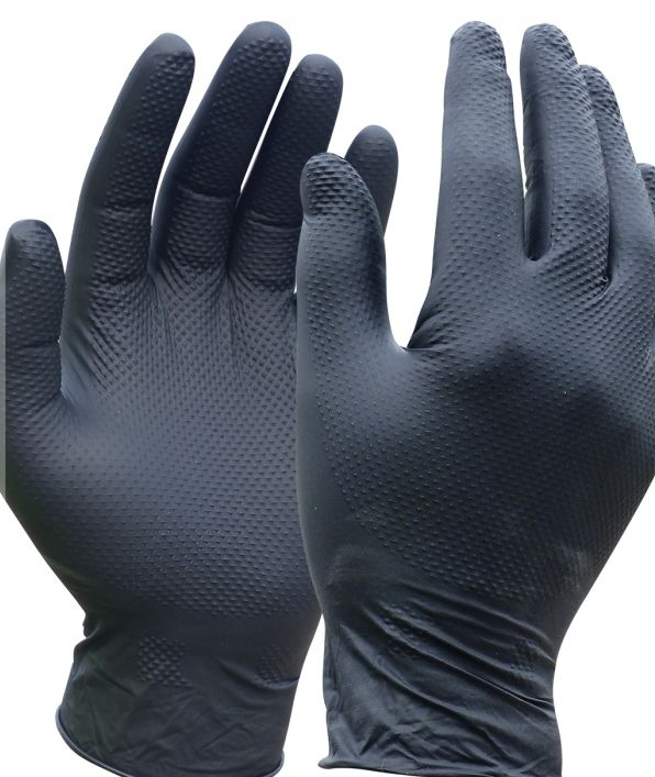 Jefferson Black Gecko Nitrile Gloves (50) – Walshs Homevalue Hardware