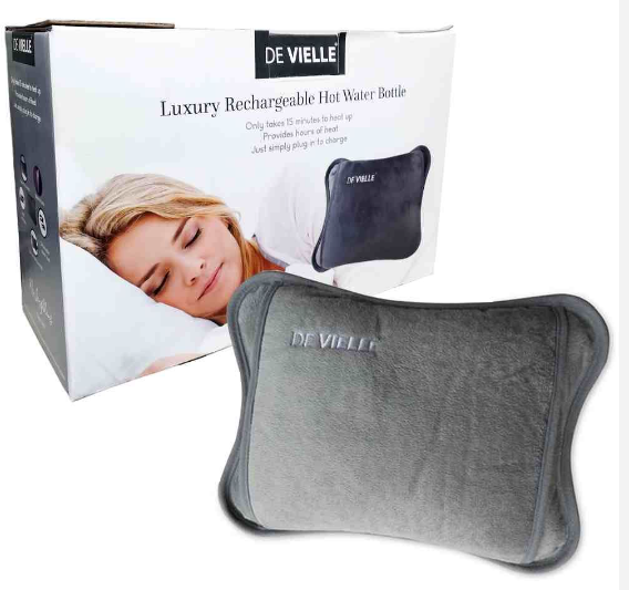 DE VIELLE RECHARGEABLE HOT WATER BOTTLE  / ELECTRIC HOT WATER BOTTLE