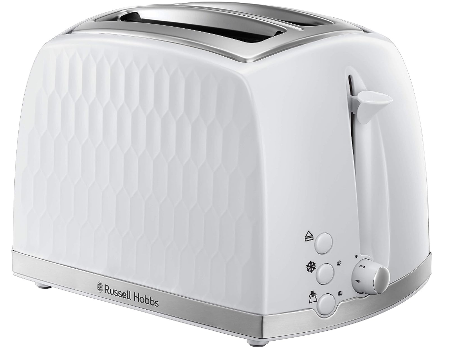 RUSSELL HOBBS 2 SLICE TOASTER WHITE