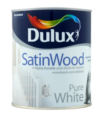 Dulux Satinwood (Oil Based) Pure Brilliant White
