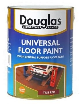 5L Tile Red Universal Floor Paint Douglas