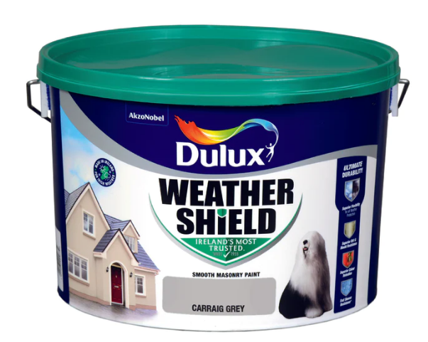 10L DULUX WEATHERSHIELD CARRAIG GREY