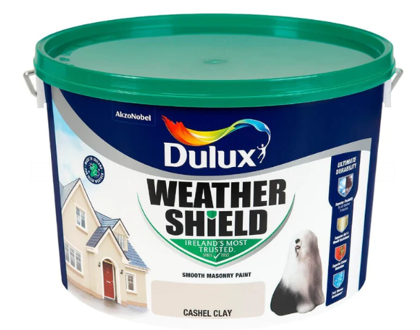 10L DULUX WEATHERSHIELD CASHEL CLAY