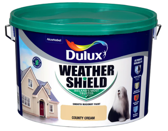 10L DULUX WEATHERSHIELD COUNTY CREAM