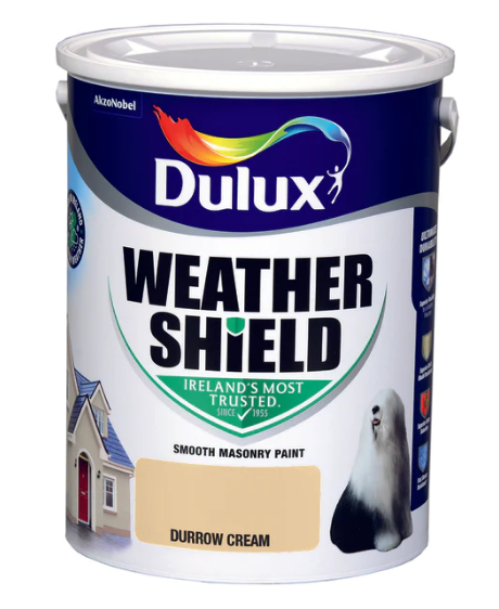 5L DULUX W/SHIELD DURROW CREAM