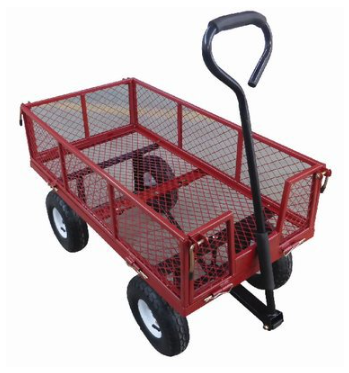 MEDIUM DUTY WIRE GARDEN UTILITY CART