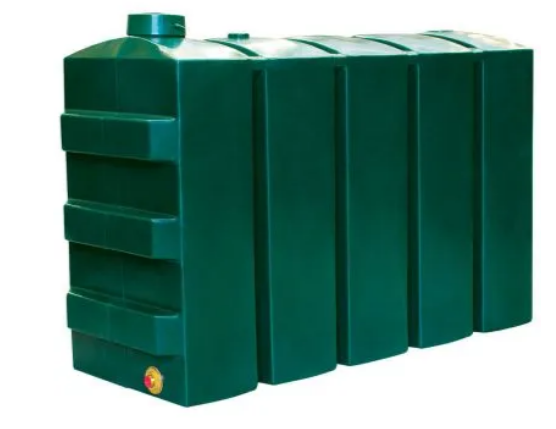 900L Titan Rectangular Oil Tank Green