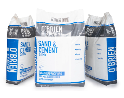 25KG O' BRIEN **SAND AND CEMENT** MIX