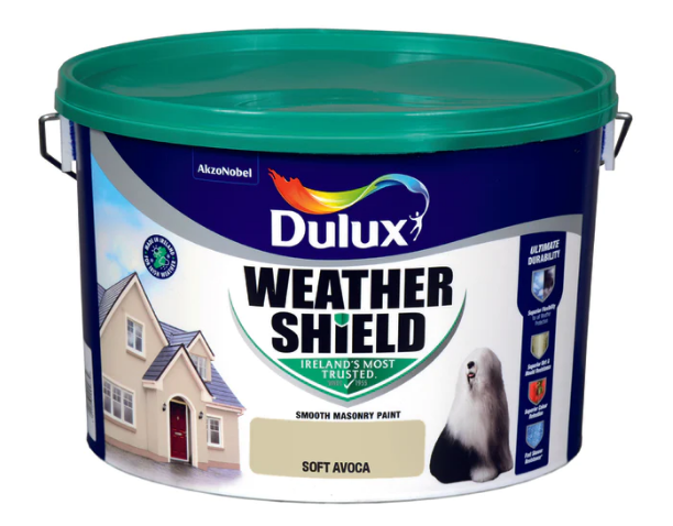 10L DULUX WEATHERSHIELD SOFT AVOCA