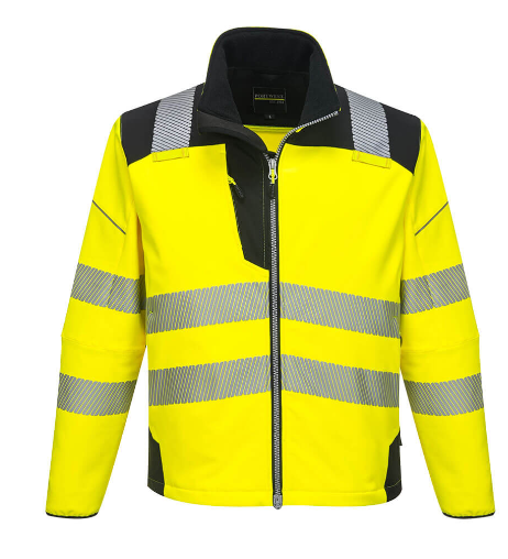 Portwest Softshell Jacket Hi Vis Yellow