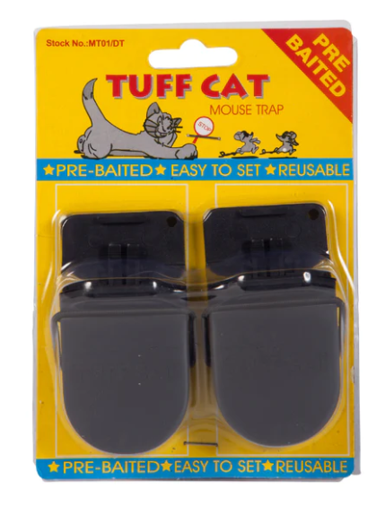 Tuff Cat Pre-Baited Mouse Trap 2pk