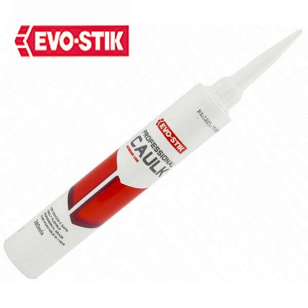 EVO-STIK PROFESSIONAL CAULK WHITE 380ML 30615313