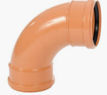 4IN Orange 90D Bend Double Socket